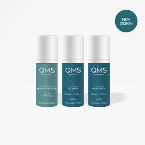 QMS Collagen + Exfoliant Set Sensitive 3x30ml